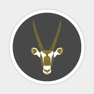 Geometric gemsbok Magnet